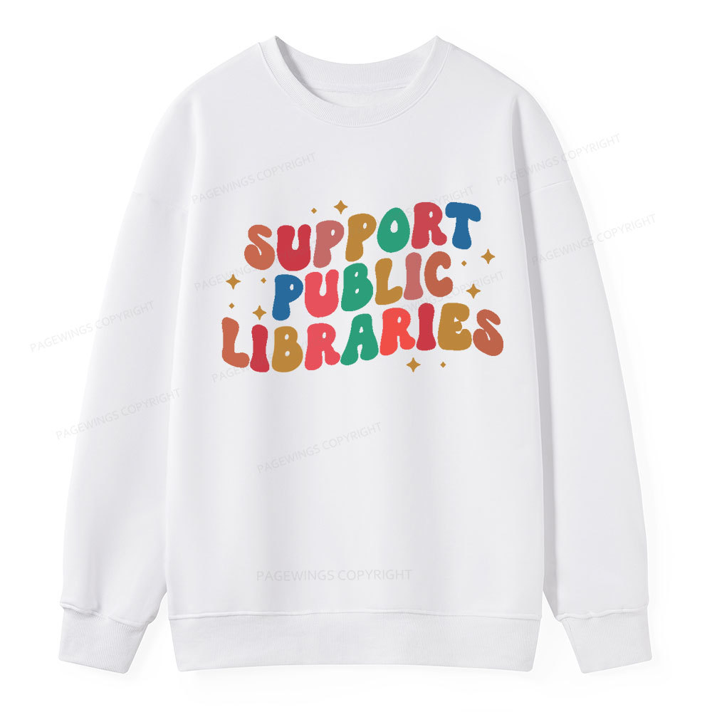 Pagewings Public Library Unisex Classic Sweatshirt