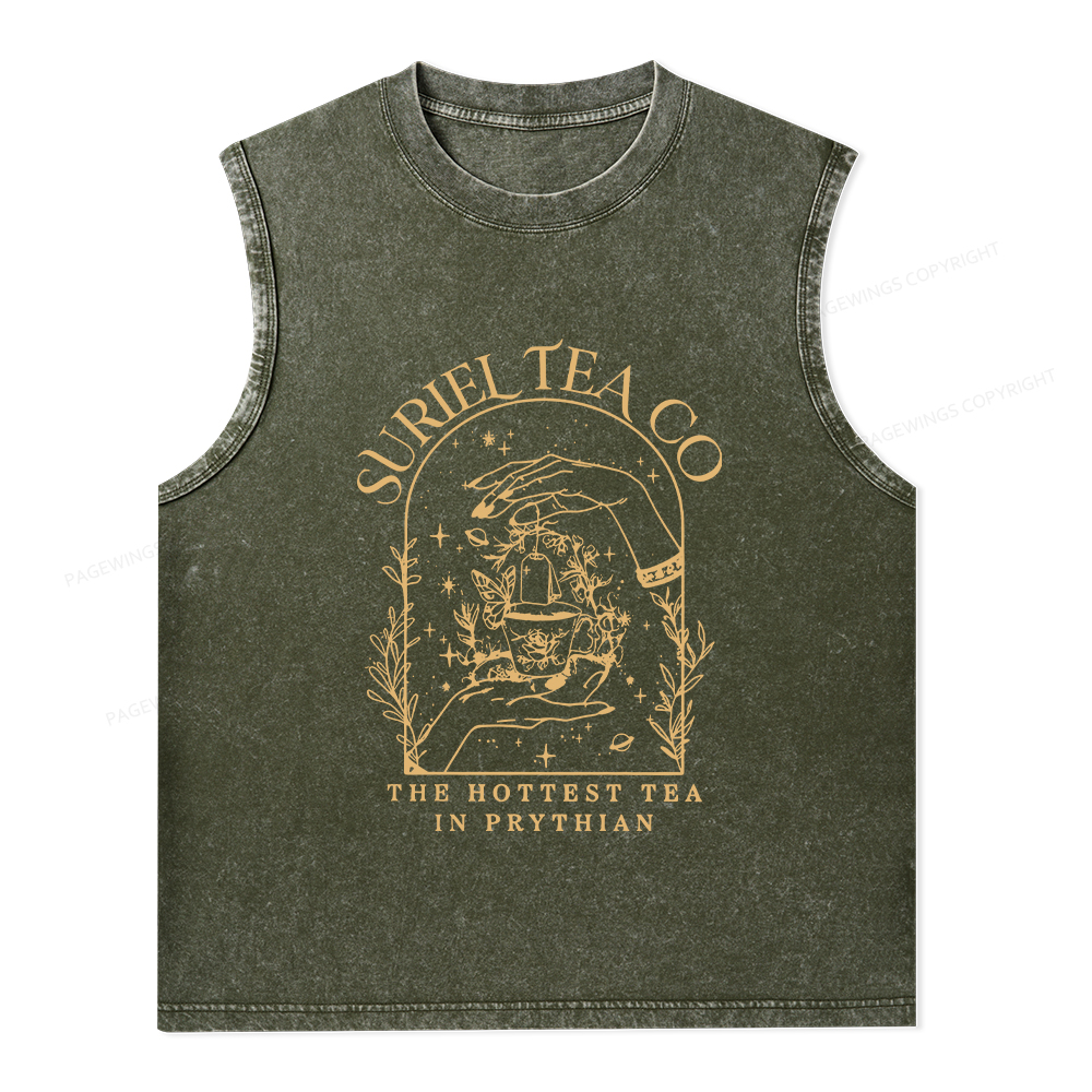 Pagewings A Court Of Thorns And Roses Unisex Washed Tank Top
