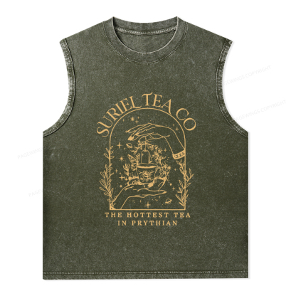 Pagewings A Court Of Thorns And Roses Unisex Washed Tank Top