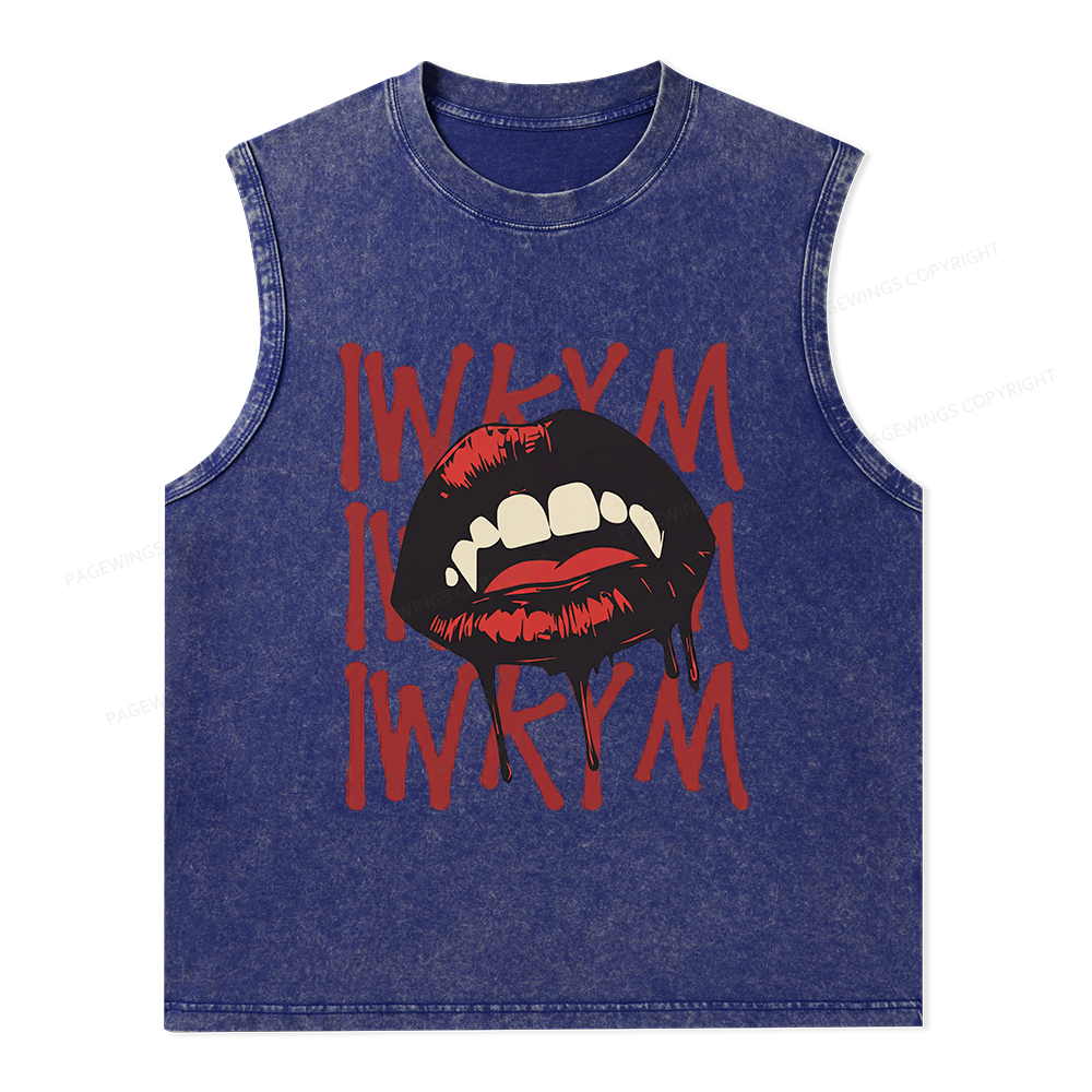 Pagewings Sci-Fi Novel Lover Unisex Washed Tank Top