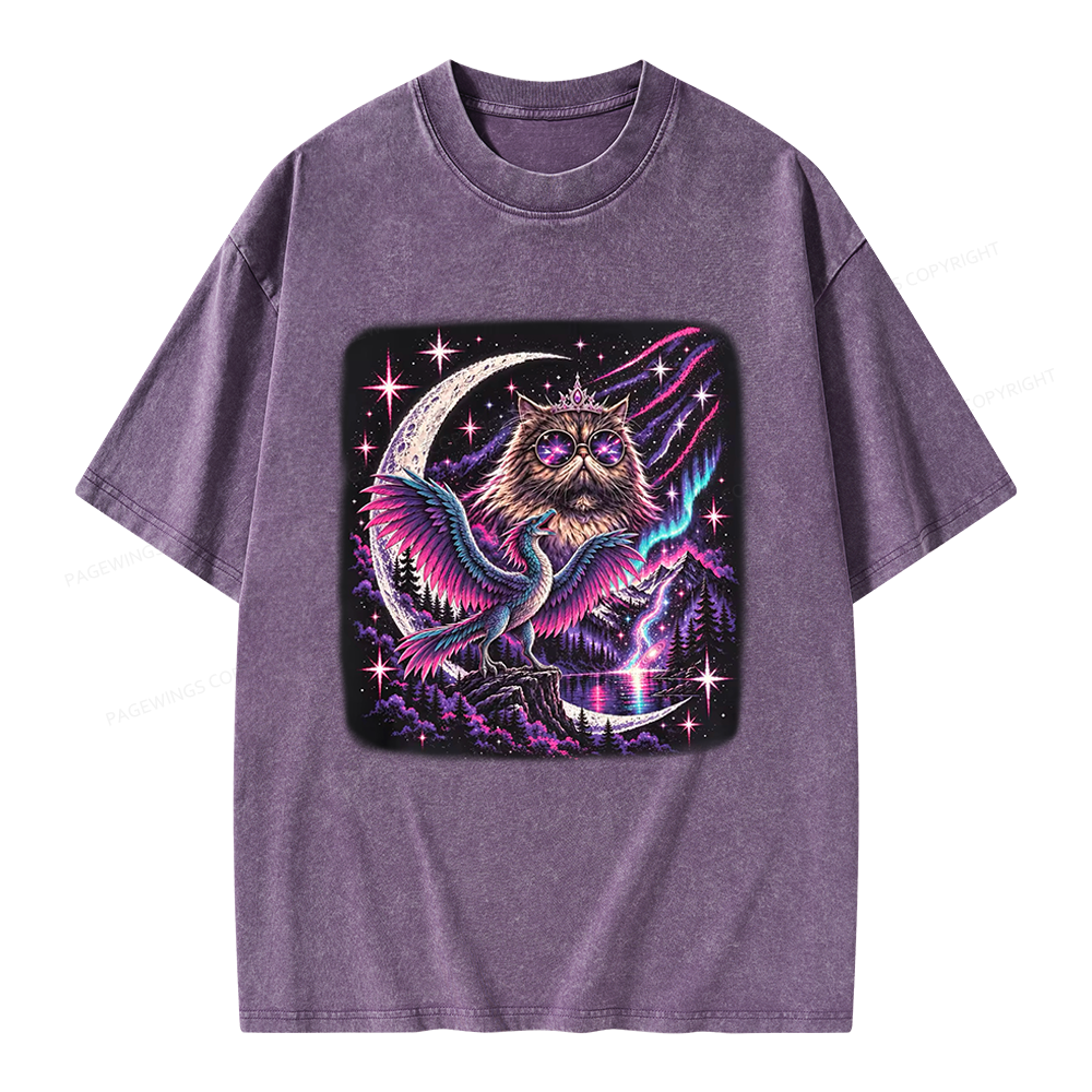 Pagewings Sci Fi Book Lover Unisex Washed T-shirt