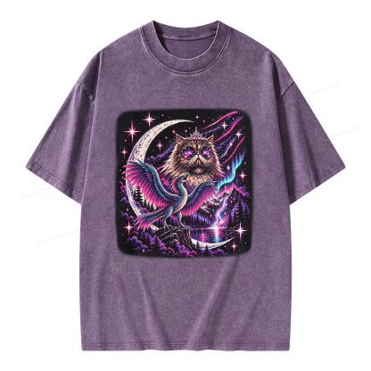 Pagewings Sci Fi Book Lover Unisex Washed T-shirt