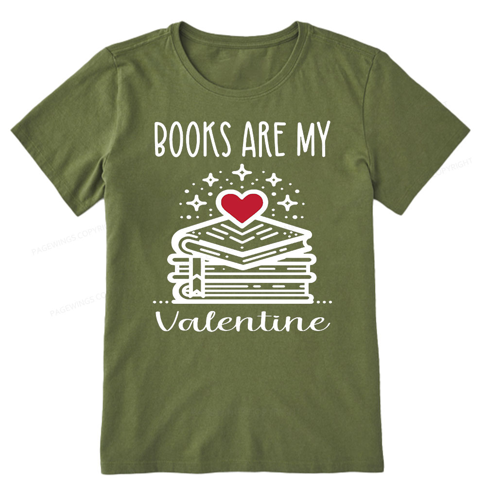 Pagewings Books are My Valentine Unisex Classic T-shirt