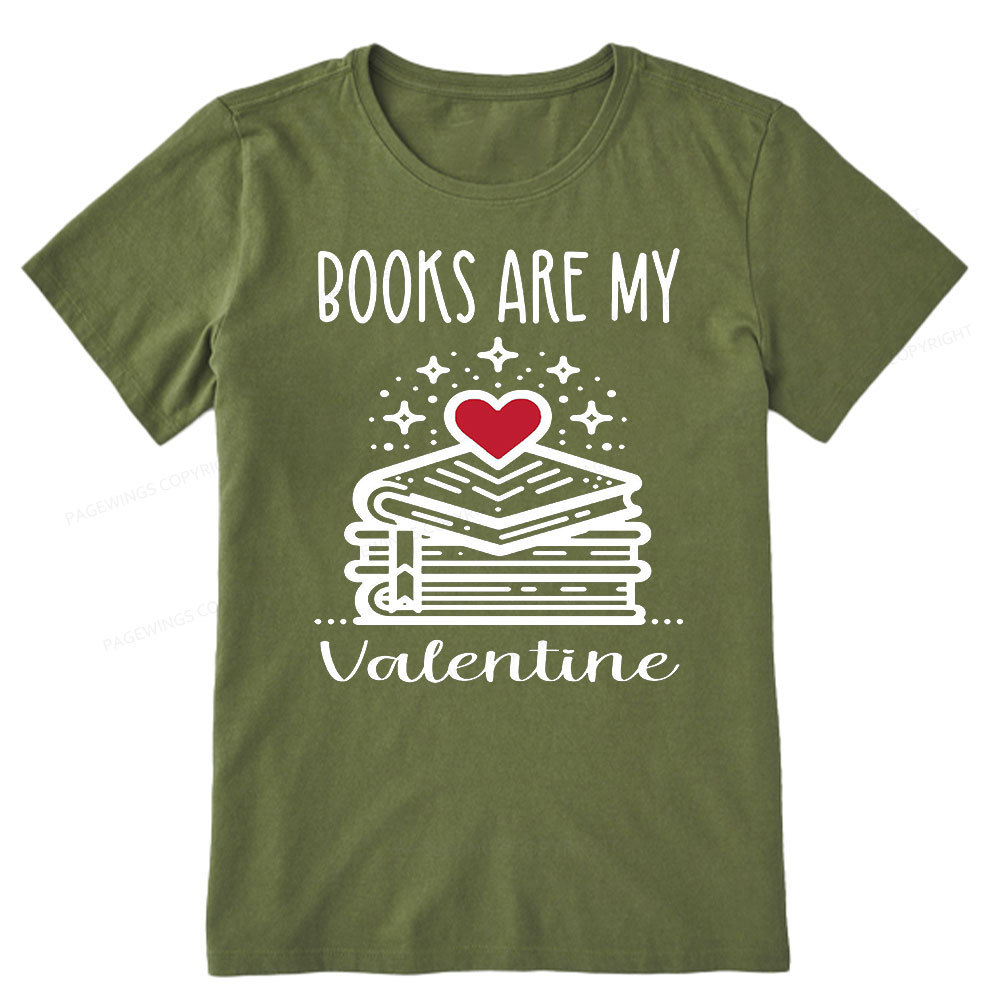 Pagewings Books are My Valentine Unisex Classic T-shirt
