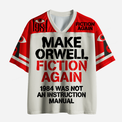 Pagewings Dystopian Books Lover Unisex Mesh Jersey