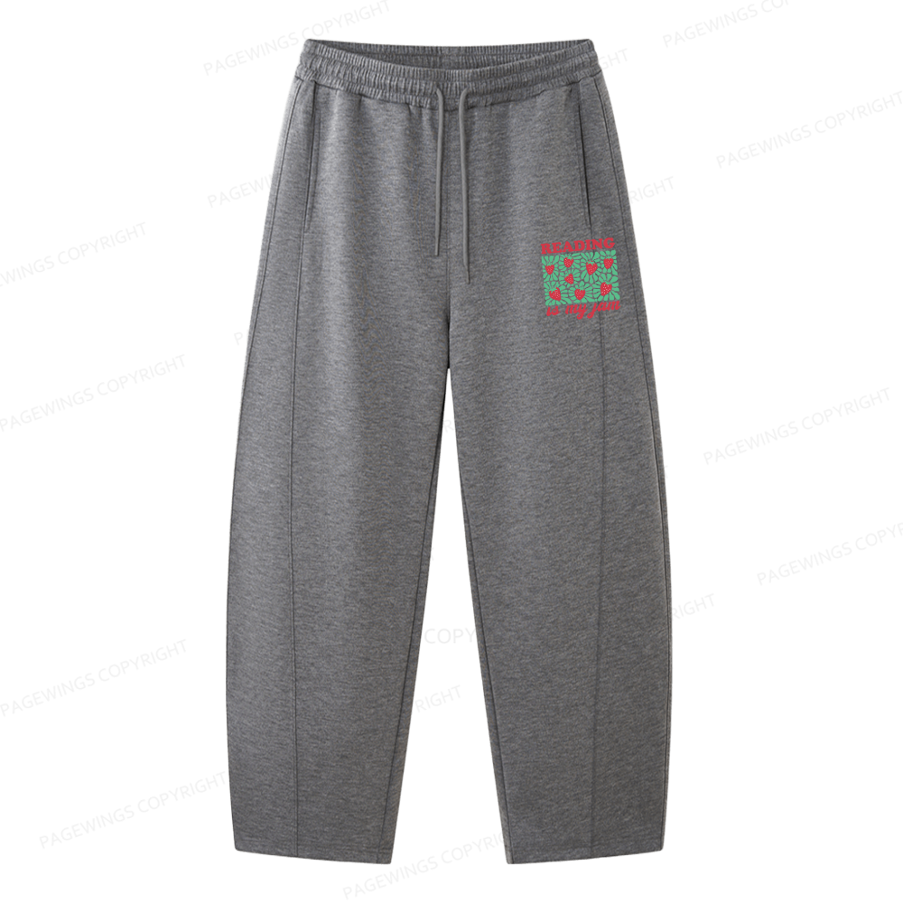 Pagewings Reading Is My Jam Unisex Barrel Sweatpants