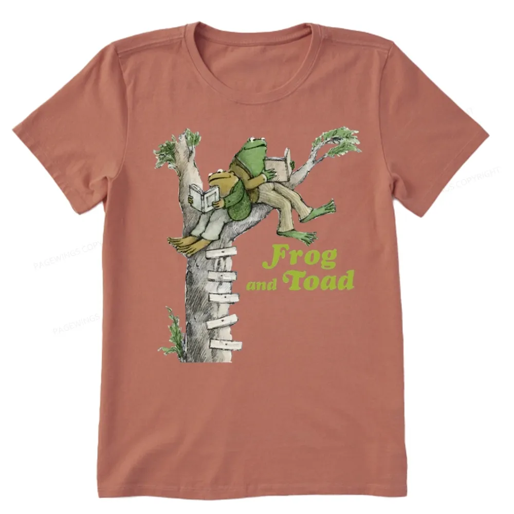 Pagewings Frog and Toad Old Book Unisex Classic T-shirt