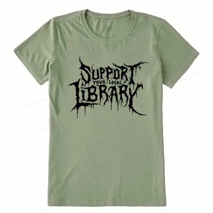Pagewings Support Your Local Library Unisex Classic T-shirt