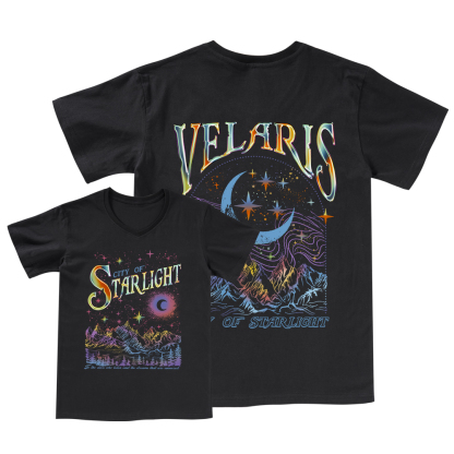 Pagewings Velaris City Of Starlight ACOTAR Two-Sided V-neck T-shirt