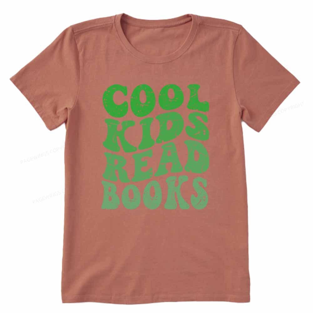 Pagewings Cool Kids Read Books Unisex Classic T-shirt