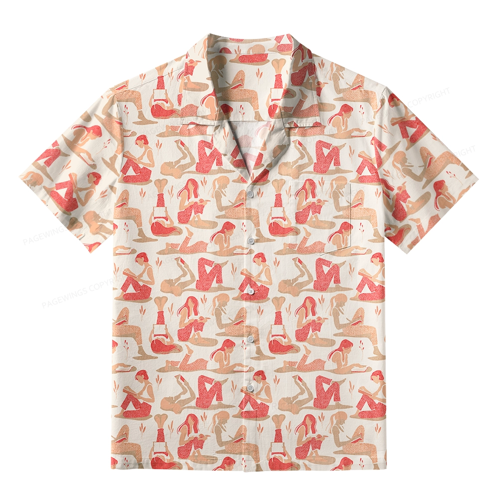 Pagewings Reading Is My Favorite Sport Unisex Hawaiian Shirt