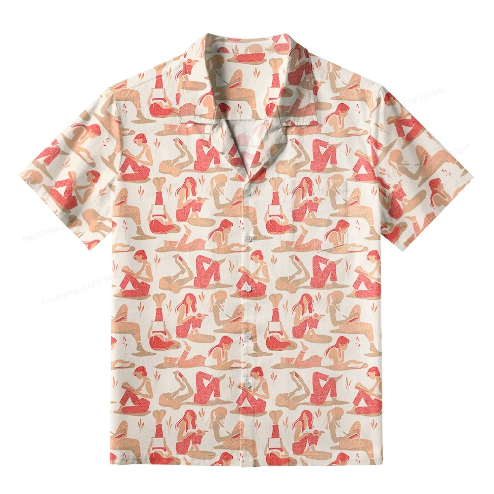 Pagewings Reading Is My Favorite Sport Unisex Hawaiian Shirt