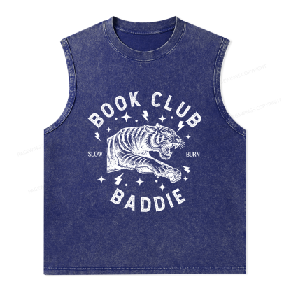 Pagewings Book Club Unisex Washed Tank Top