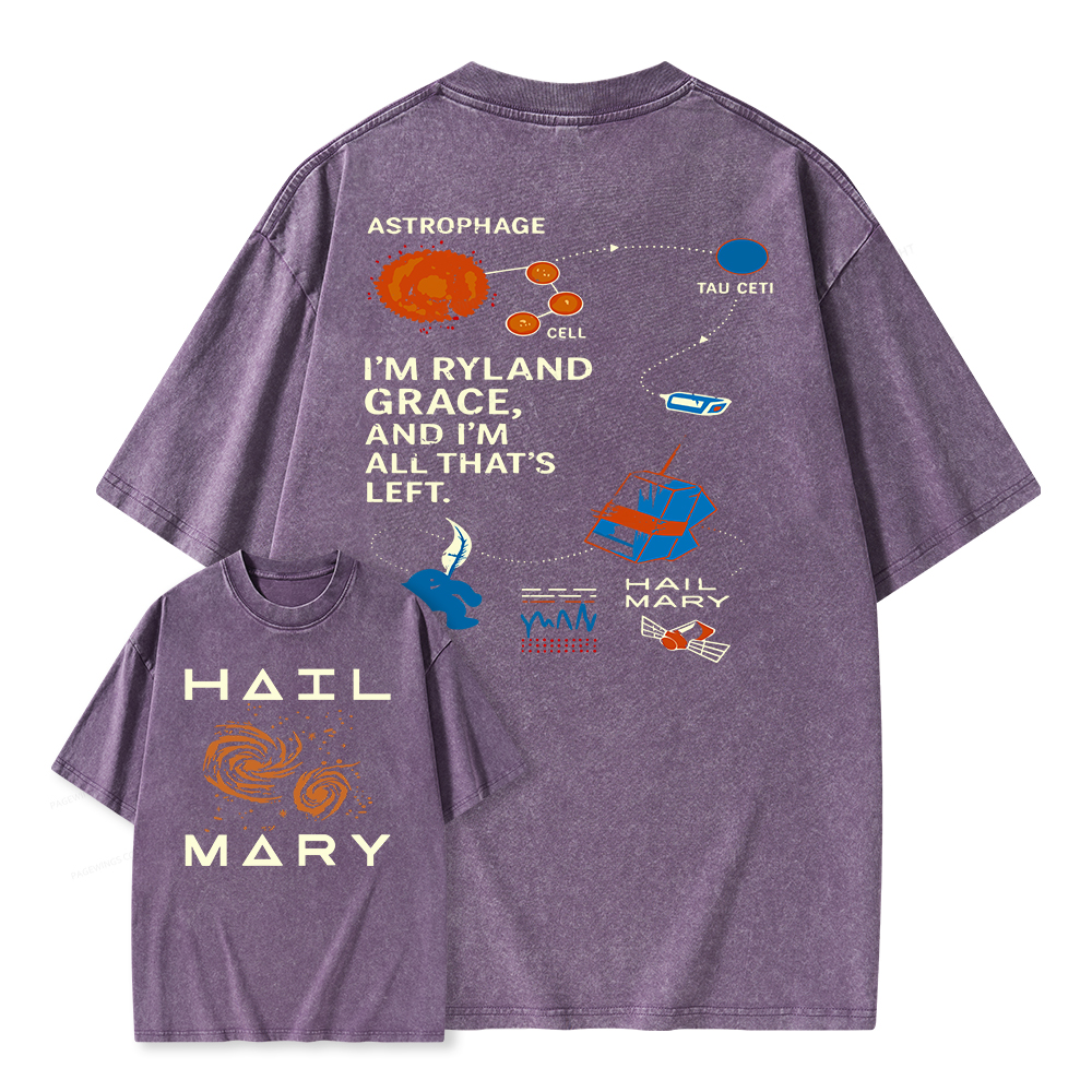 Pagewings Scifi Reader Unisex Washed T-shirt