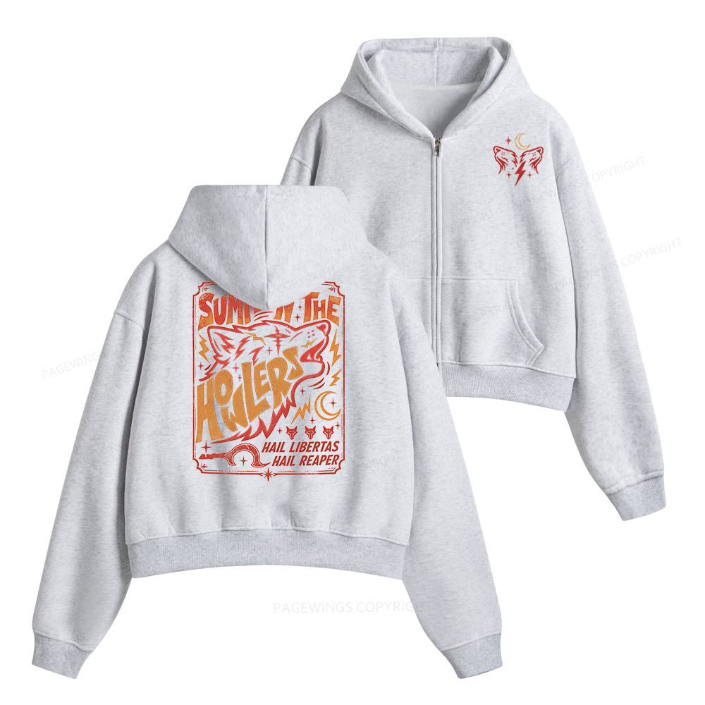 Pagewings Sci Fi Bookish Fleece Zip-Up Hoodie