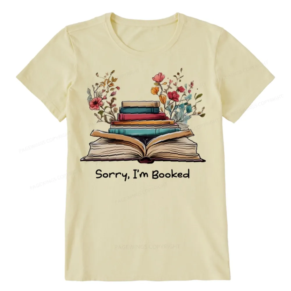 Pagewings Sorry I'm Booked Unisex Classic T-shirt