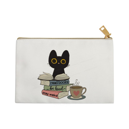 Pagewings Read Books Be Kind Stay Weird Pouch
