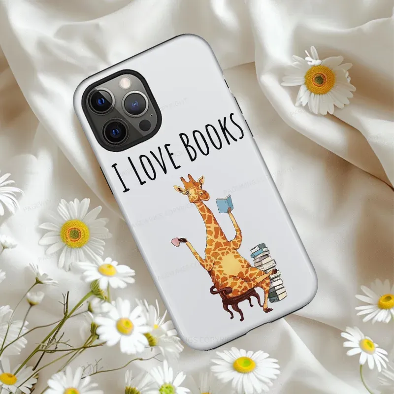 Pagewings I Love Books Phone Case