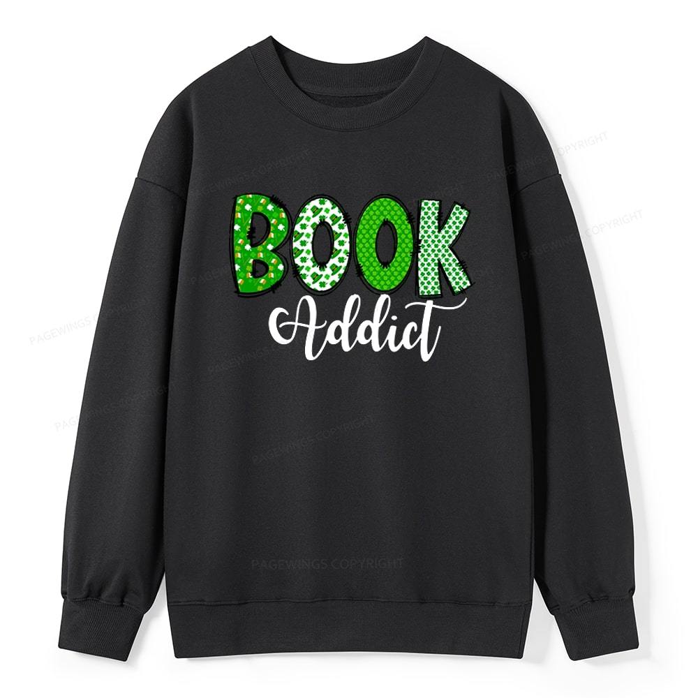 Pagewingsread t Patrick's Day Gift for bookworm,Book Lovers Unisex Classic Sweatshirt