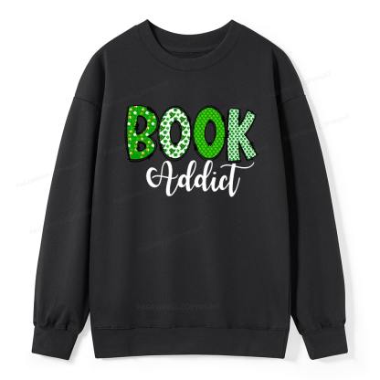 Pagewingsread t Patrick's Day Gift for bookworm,Book Lovers Unisex Classic Sweatshirt