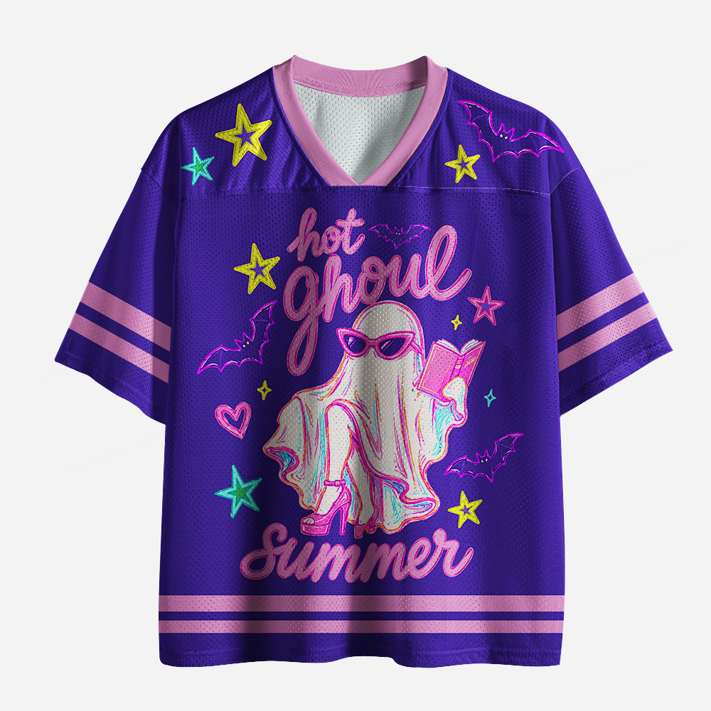 Pagewings Hot Ghoul Summer Unisex Mesh Jersey