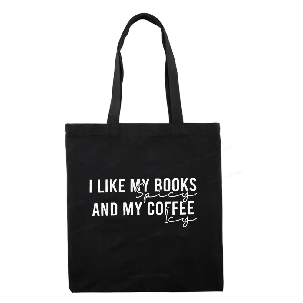 Pagewings I Like My Books And My Coffee Tote Bag
