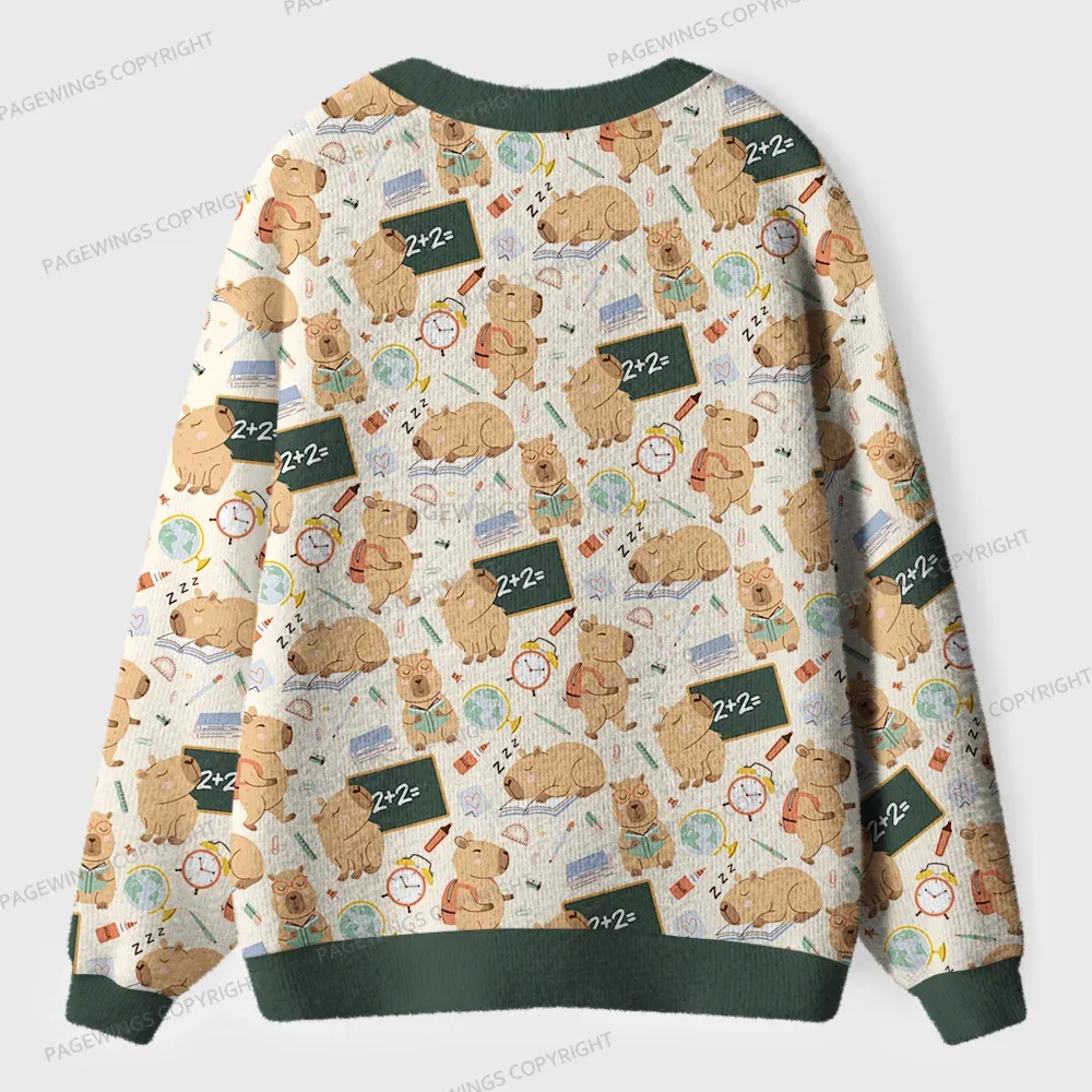 Pagewings Book Lover Unisex Ugly Cardigan Sweaters