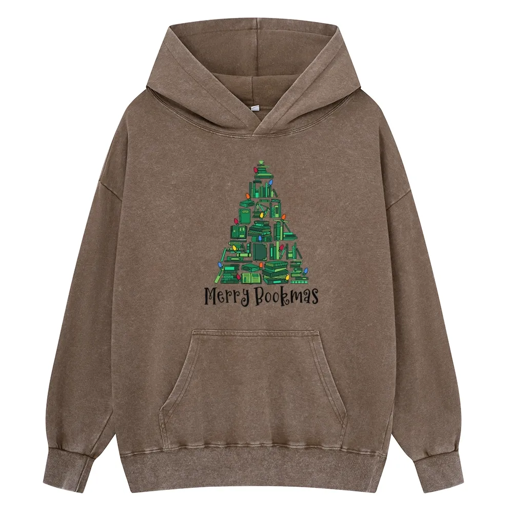 Pagewings Christmas Party Tee Unisex Washed Hoodie