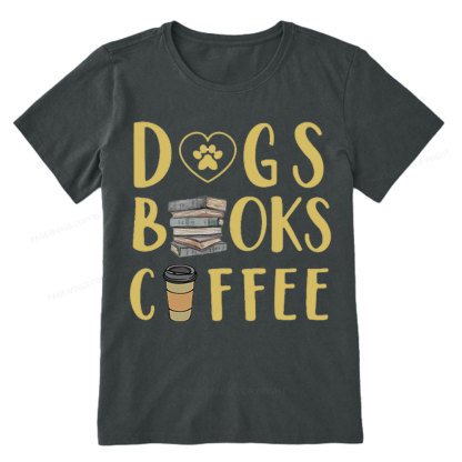 Pagewing Dogs, Books, Coffee Unisex Classic T-shirt