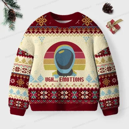 Pagewings Emotions Unisex Ugly Knit Sweatshirt