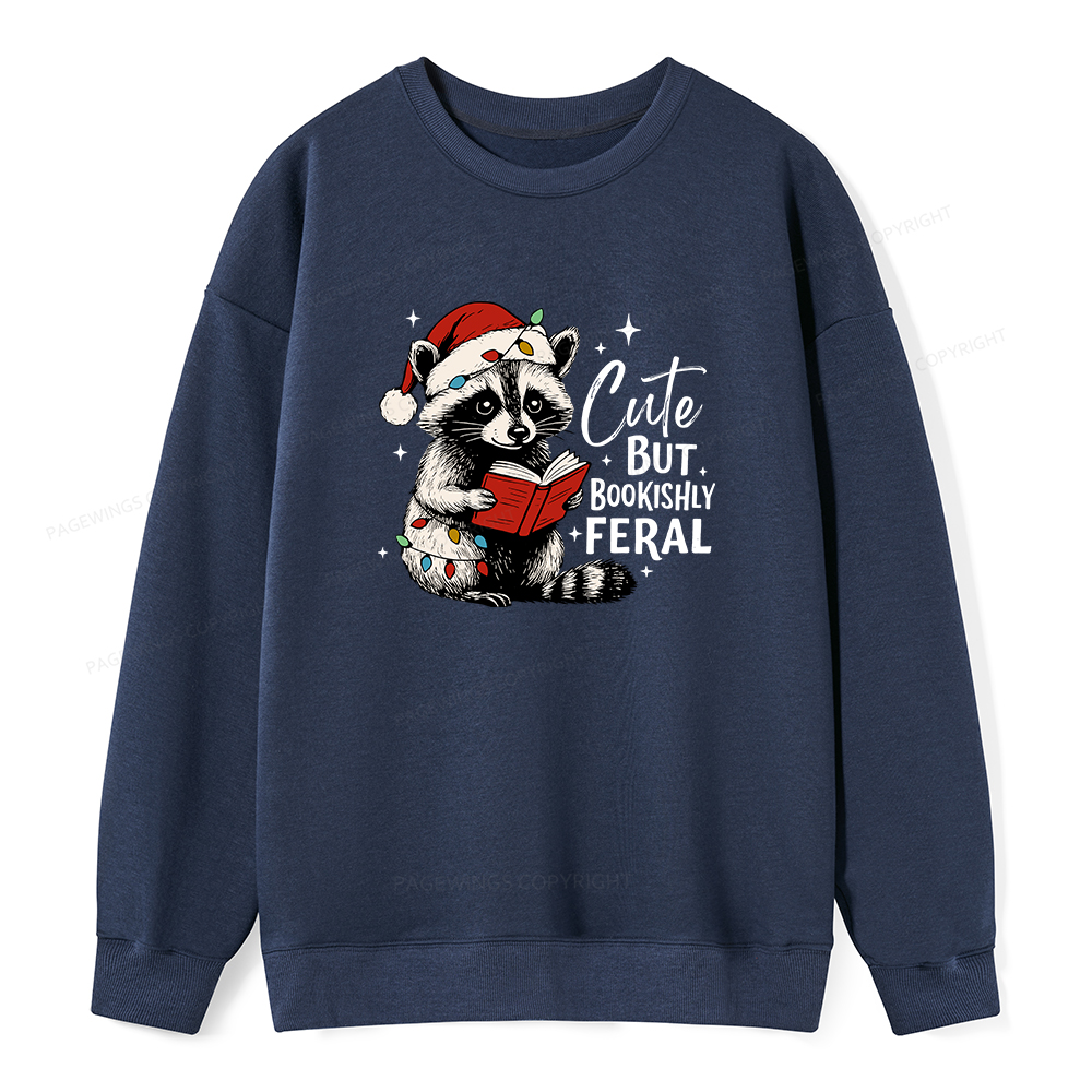 Pagewings Cute But Feral Unisex Classic Sweatshirt