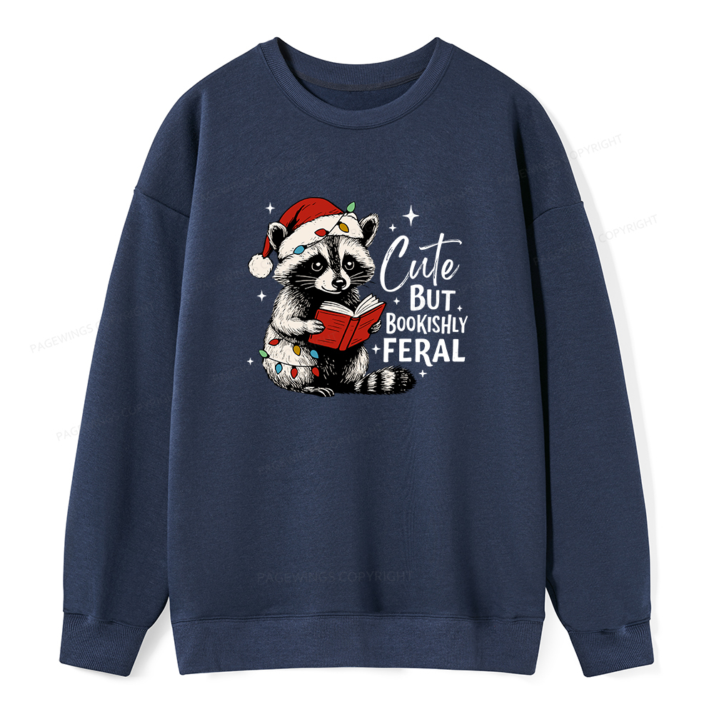 Pagewings Cute But Feral Unisex Classic Sweatshirt