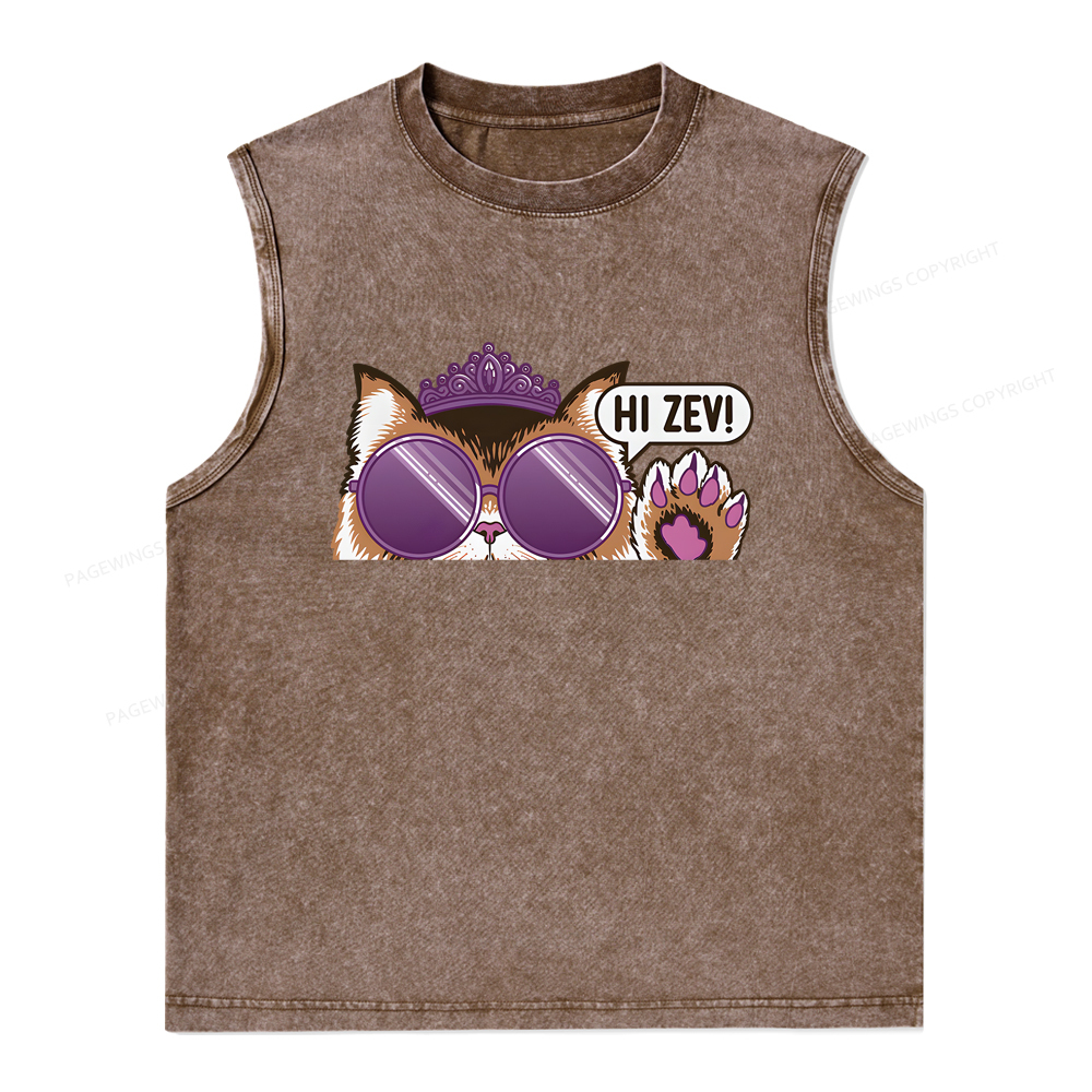 Pagewings Sci-Fi Book Lover Unisex Washed Tank Top