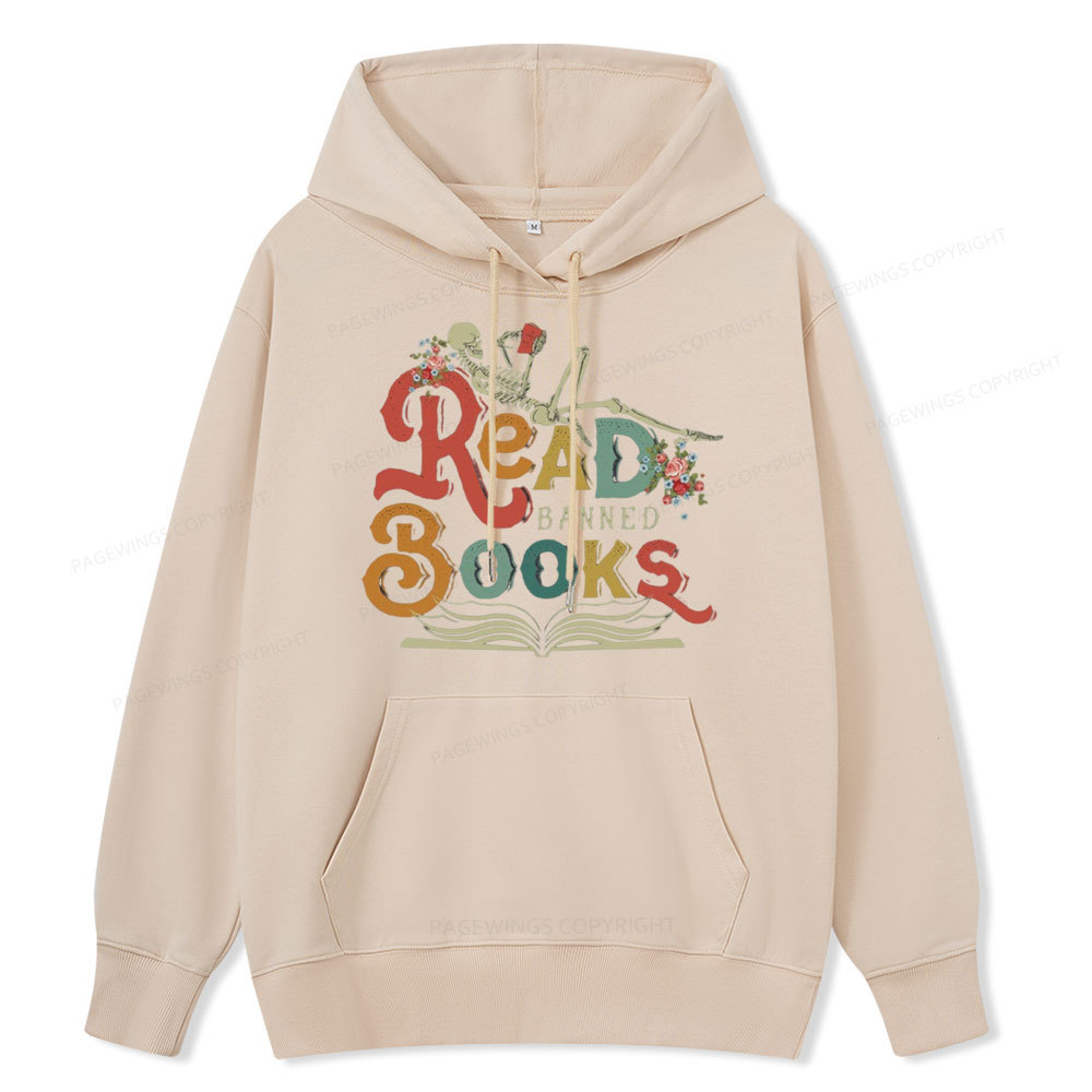 Pagewings Read Banned Books Unisex Classic Hoodie