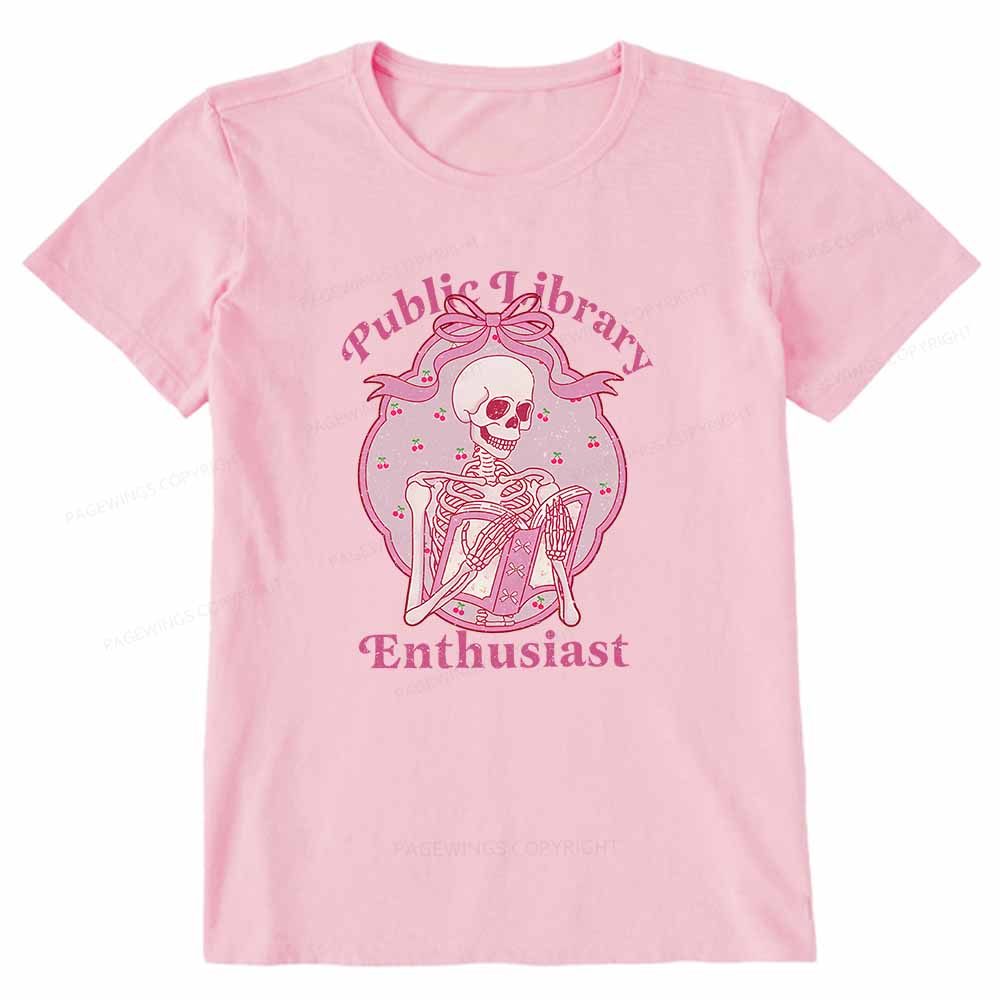 Pagewings Public Library Enthusiast Unisex Classic T-shirt
