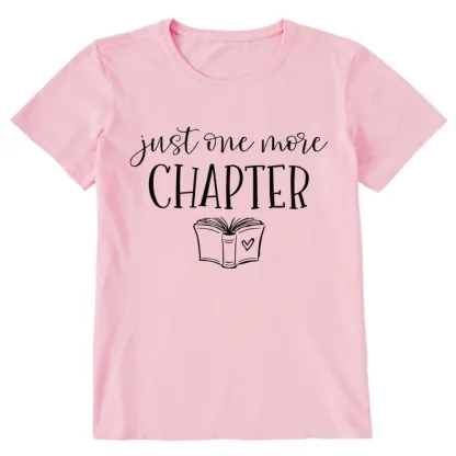 Pagewings Just One More Chapter Reading Book Unisex Classic T-shirt
