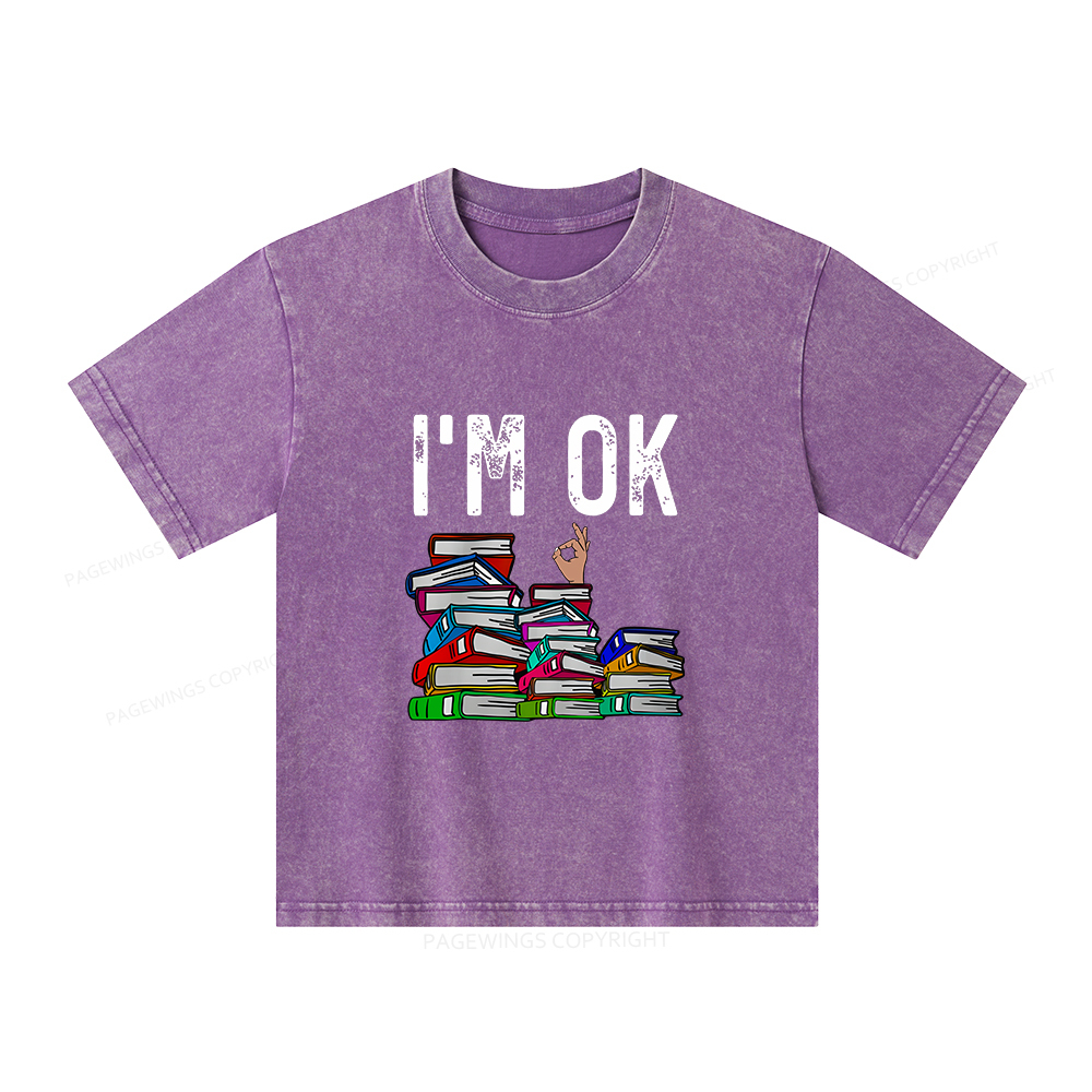 Pagewings Librarian Book Reader Funny Book Lover T Shirts Unisex Kids 