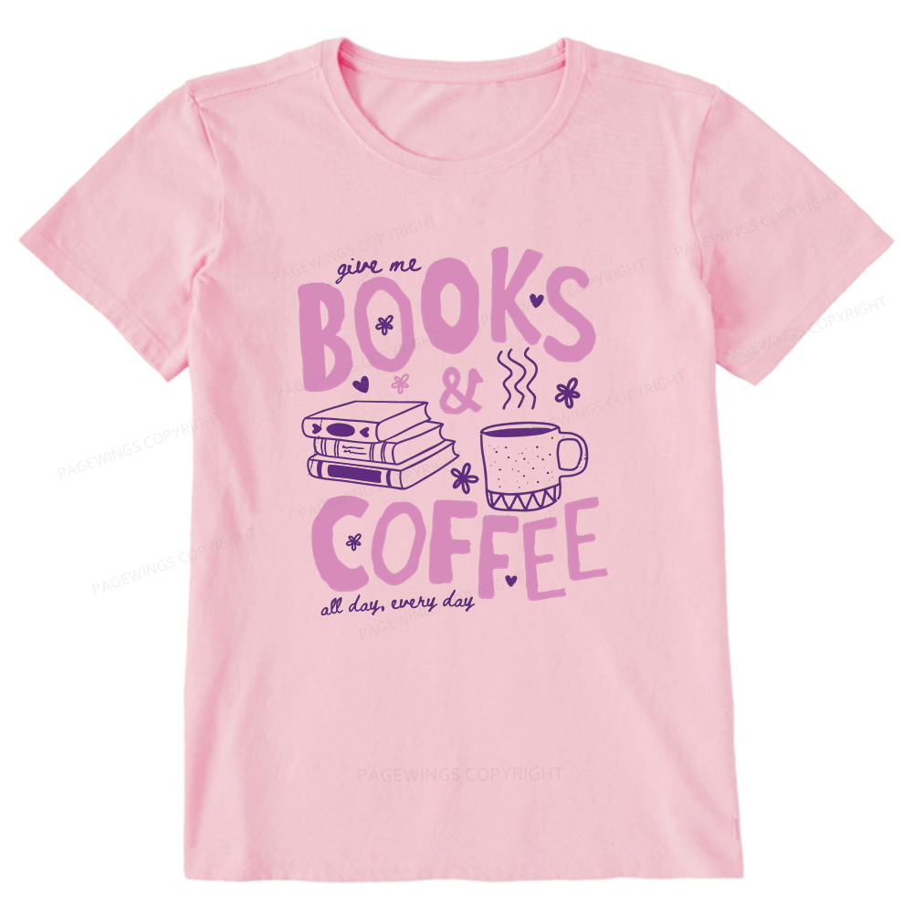 Pagewings Books and Coffee Unisex Classic T-shirt