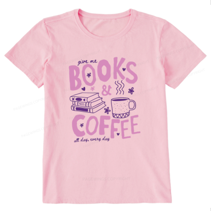 Pagewings Books and Coffee Unisex Classic T-shirt