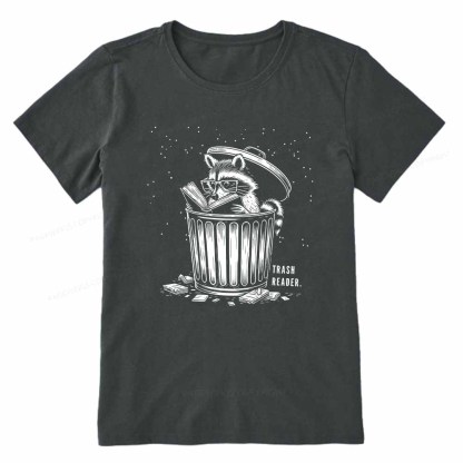 Pagewings Trash Reader Raccoon - Book Quote Unisex Classic T-shirt