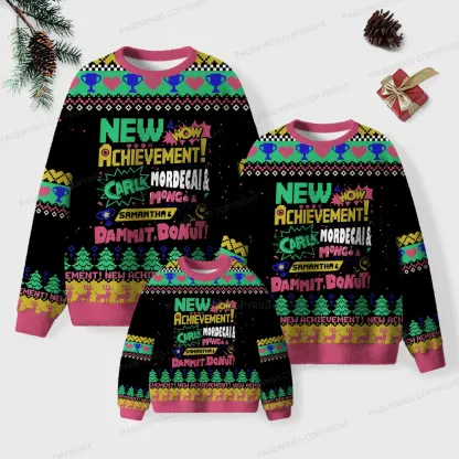 Pagewings New Achievement  Unisex Ugly Knit Sweatshirt