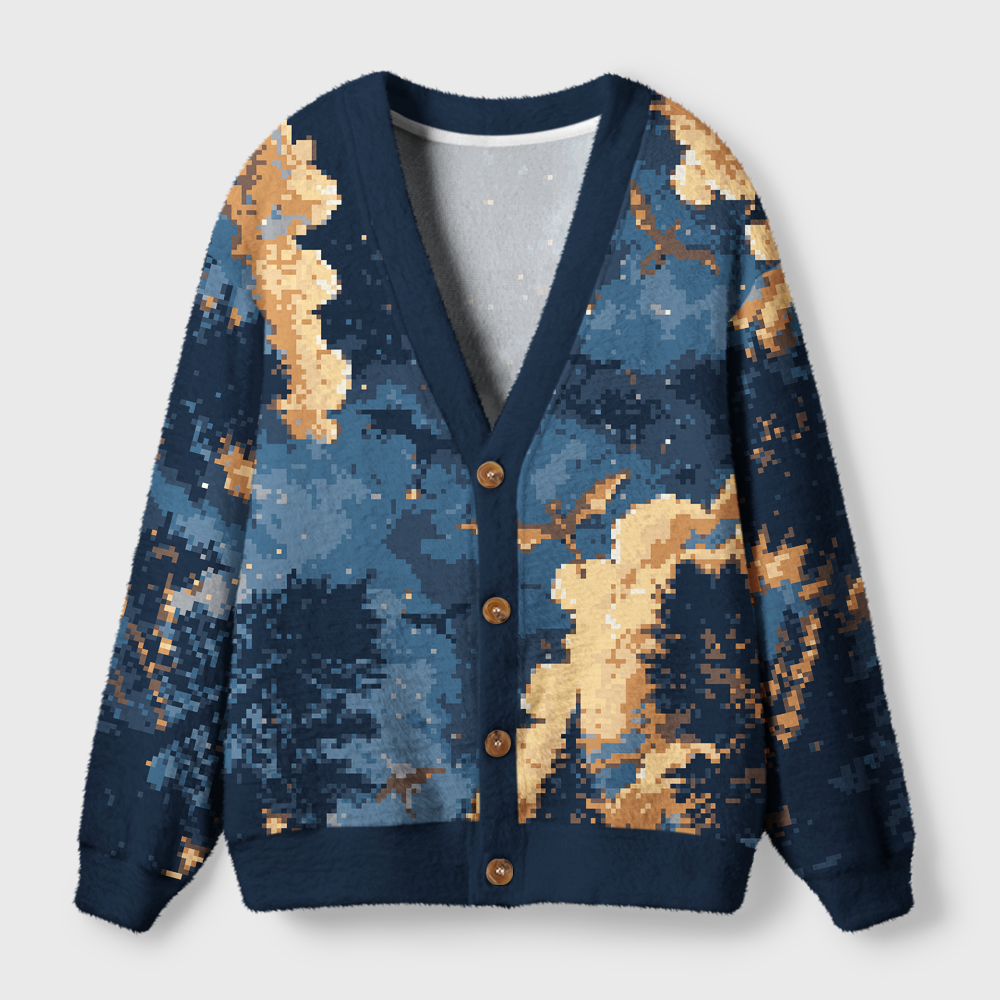 Pagewings Dragons Night Light Knit Unisex Cardigan Sweaters