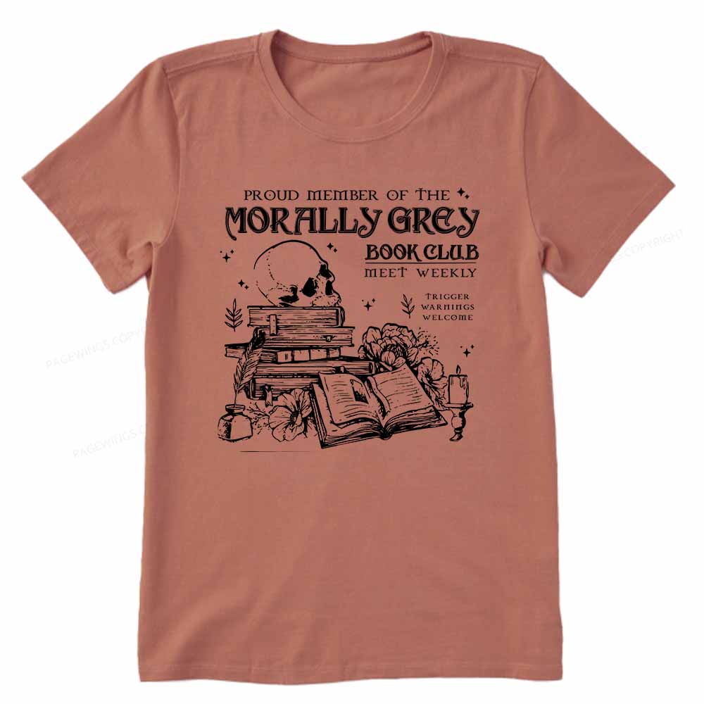 Pagewings Morally Grey Book Club Unisex Classic T-shirt