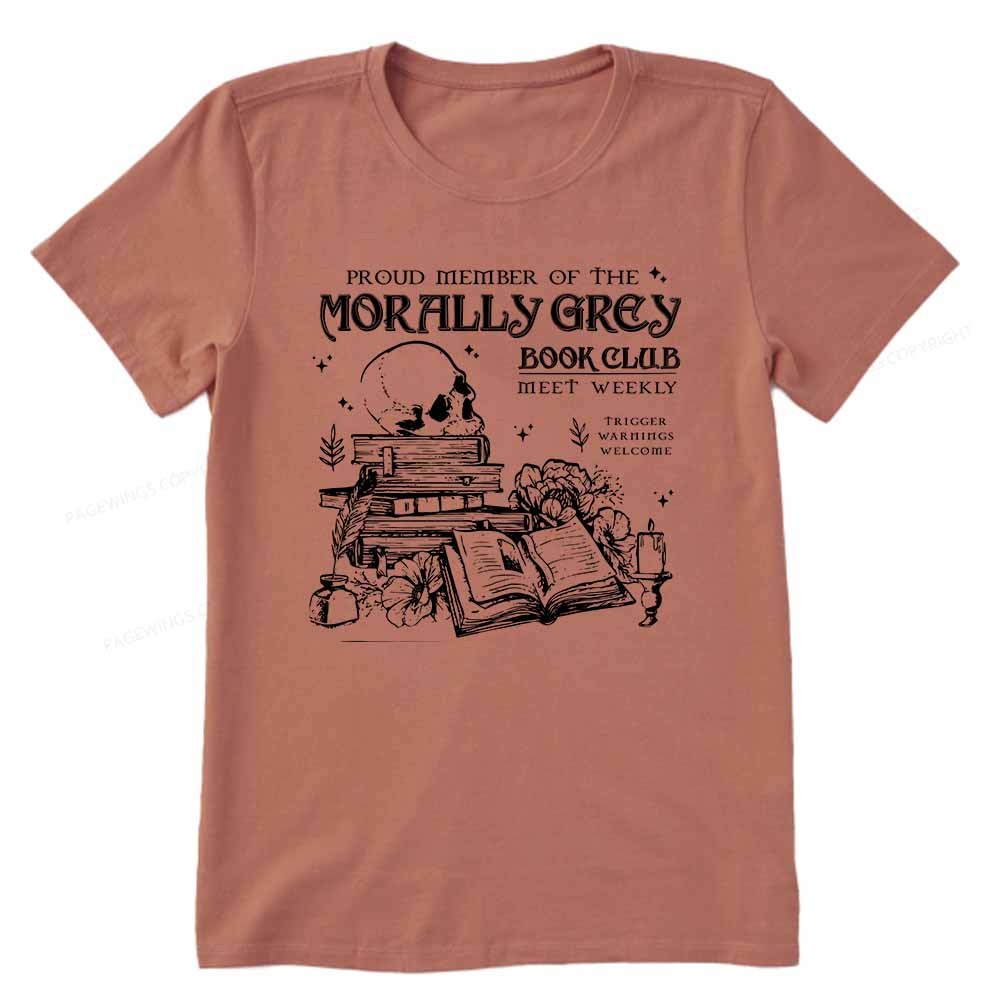 Pagewings Morally Grey Book Club Unisex Classic T-shirt