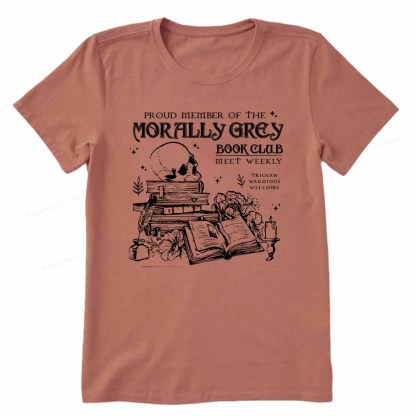 Pagewings Morally Grey Book Club Unisex Classic T-shirt