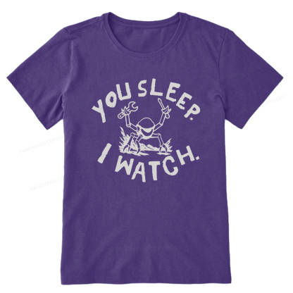 Pagewings You Sleep I Watch Unisex Classic T-shirt