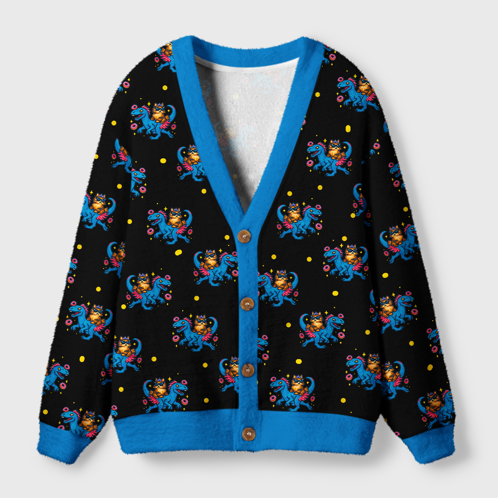 Pagewings Sci Fi Book Lover Light Knit Unisex Cardigan Sweaters
