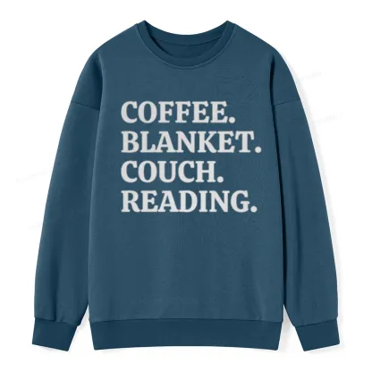 Pagewings Coffee Blanket Couch Reading Unisex Classic Sweatshirt
