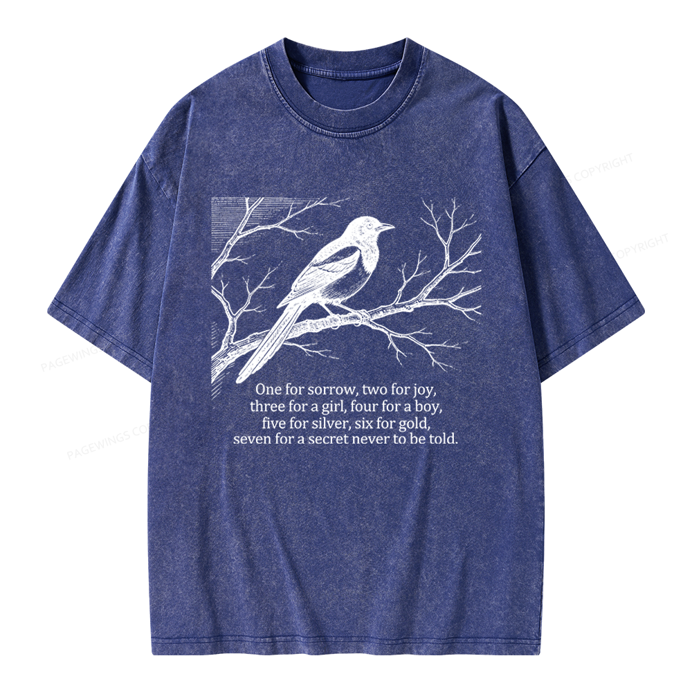 Pagewings Whodunnit Lover Unisex Washed T-shirt