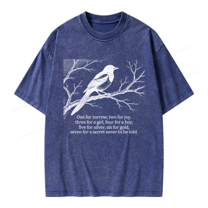 Pagewings Whodunnit Lover Unisex Washed T-shirt